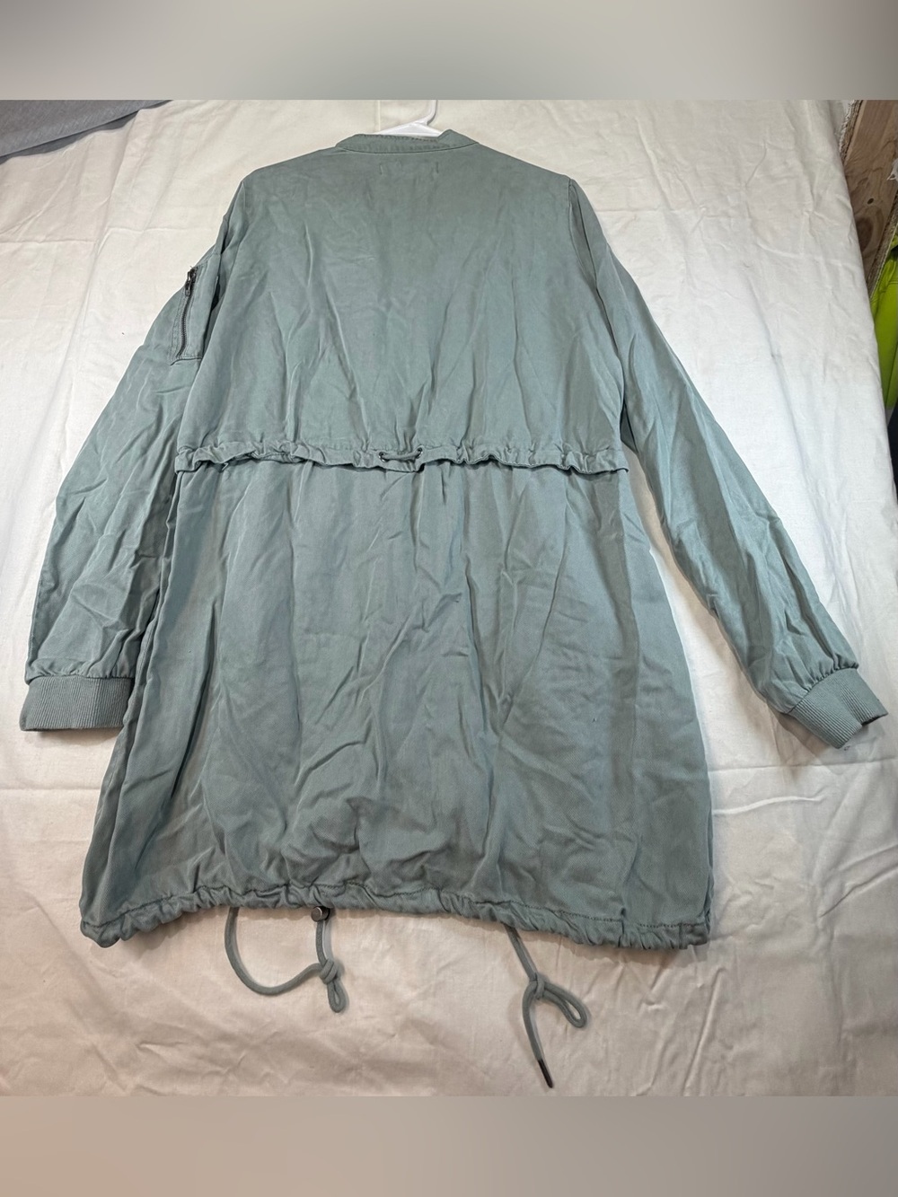 BKE Teal Drawstring Utility Jacket - Picture 2 of 7